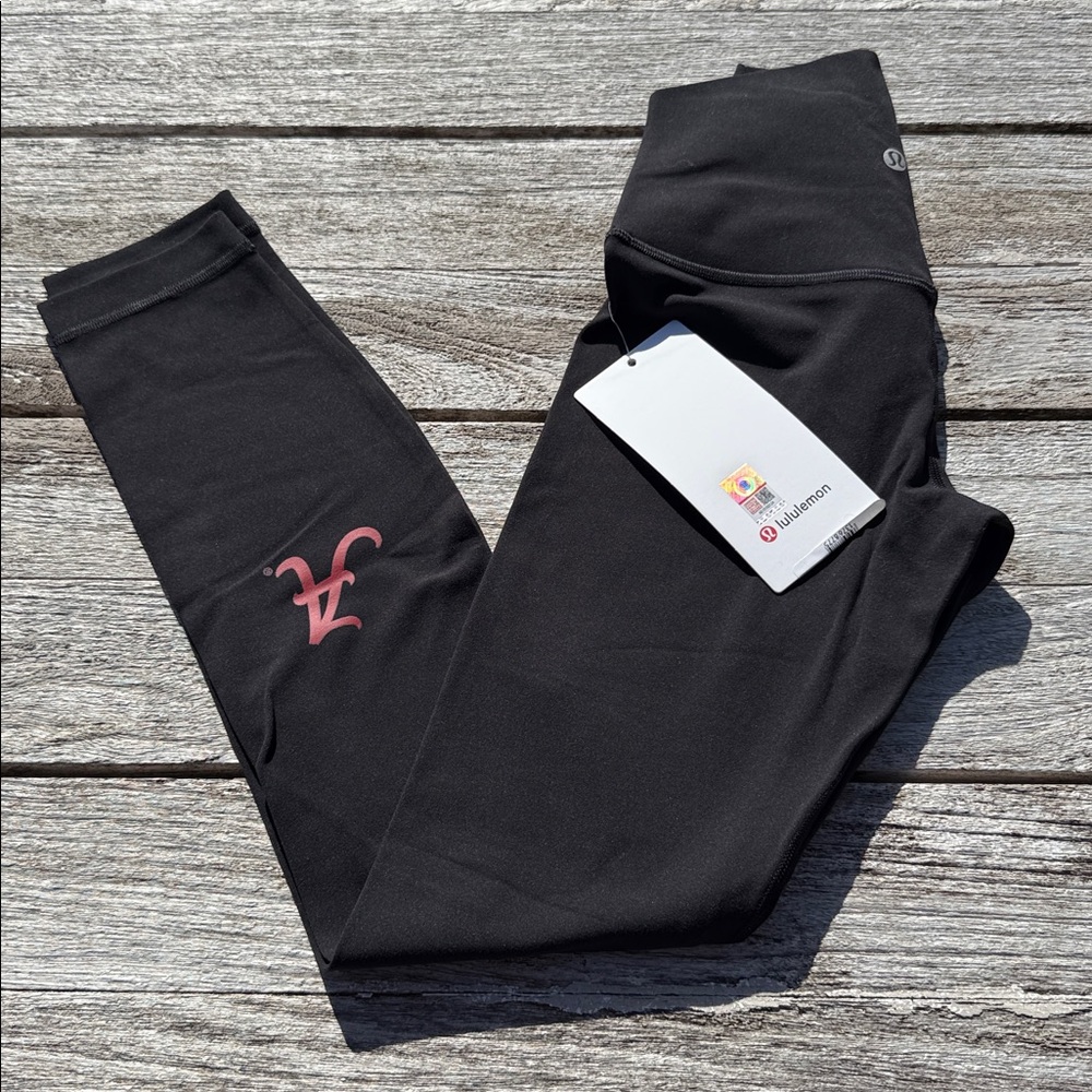Lululemon x University of Alabama Align 25" Pant legging Black size 2 NWT